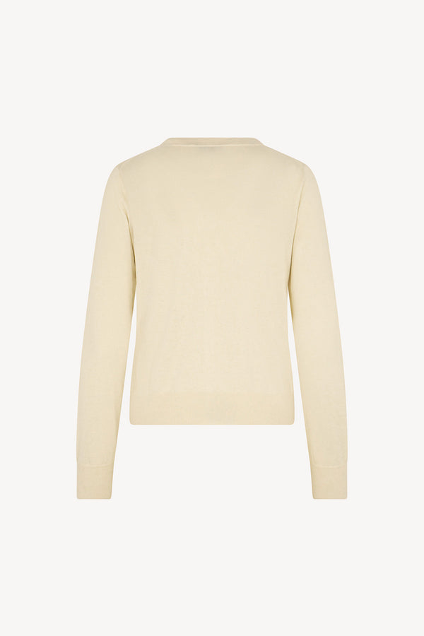 Cardigan in Seta Cashmere Extrafine Avorio