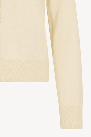 Cardigan in Seta Cashmere Extrafine Avorio