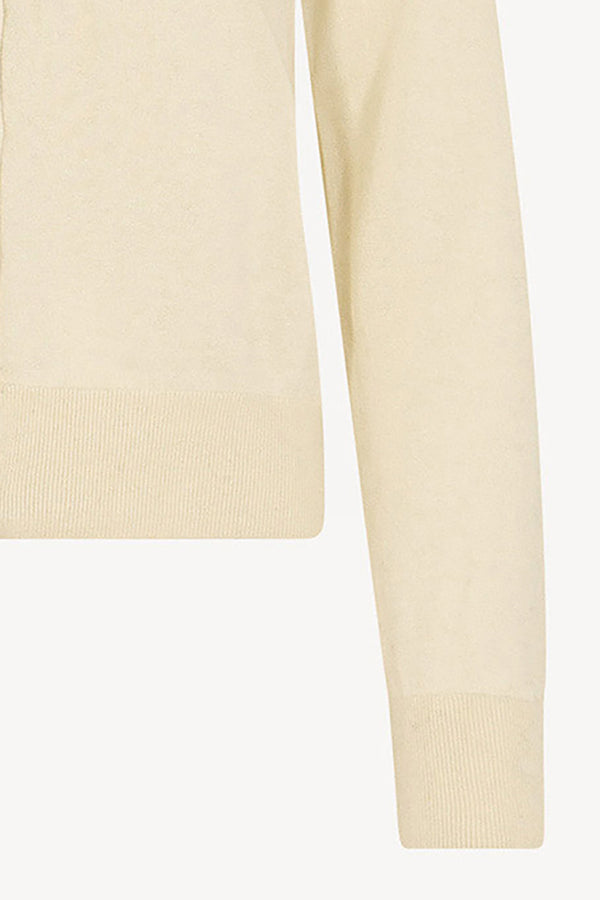 Cardigan in Seta Cashmere Extrafine Avorio