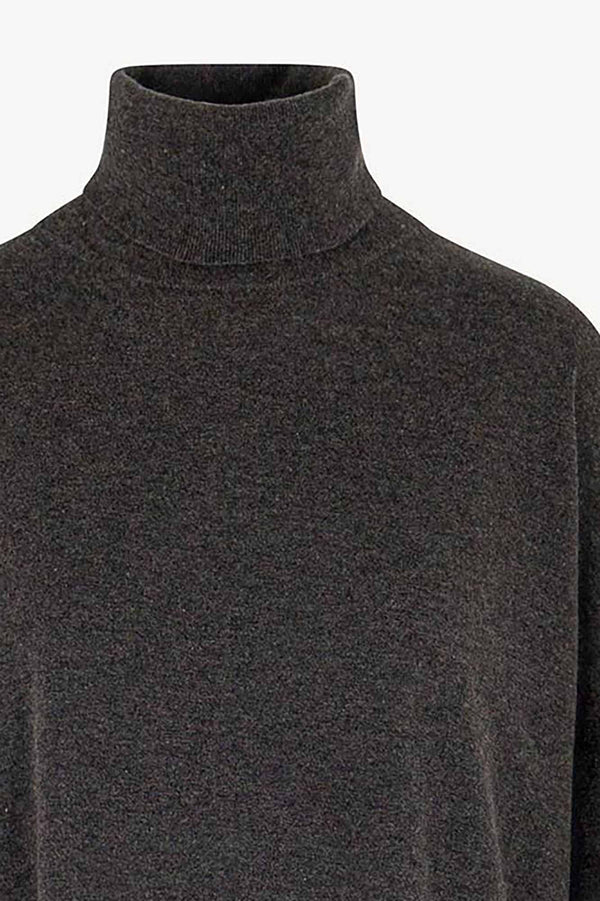 Dolcevita Over in Seta Cashmere Extrafine Grigio