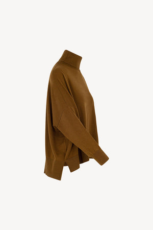 Dolcevita Over in Seta Cashmere Extrafine Terracotta