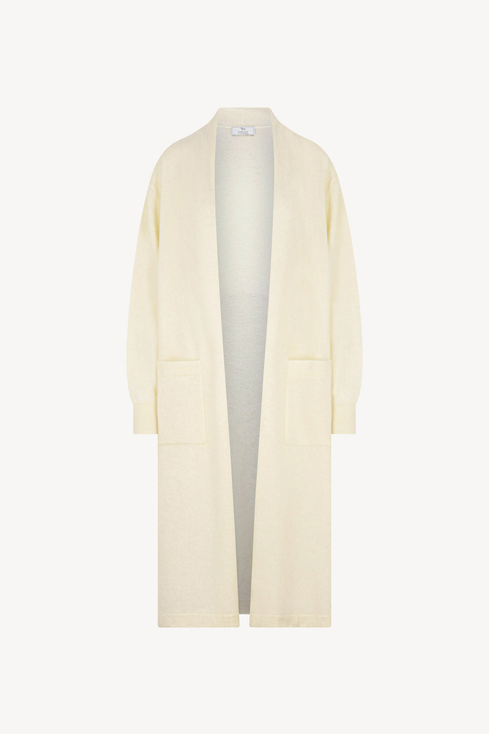 Cappotto in Puro Cashmere Spazzolato Latte