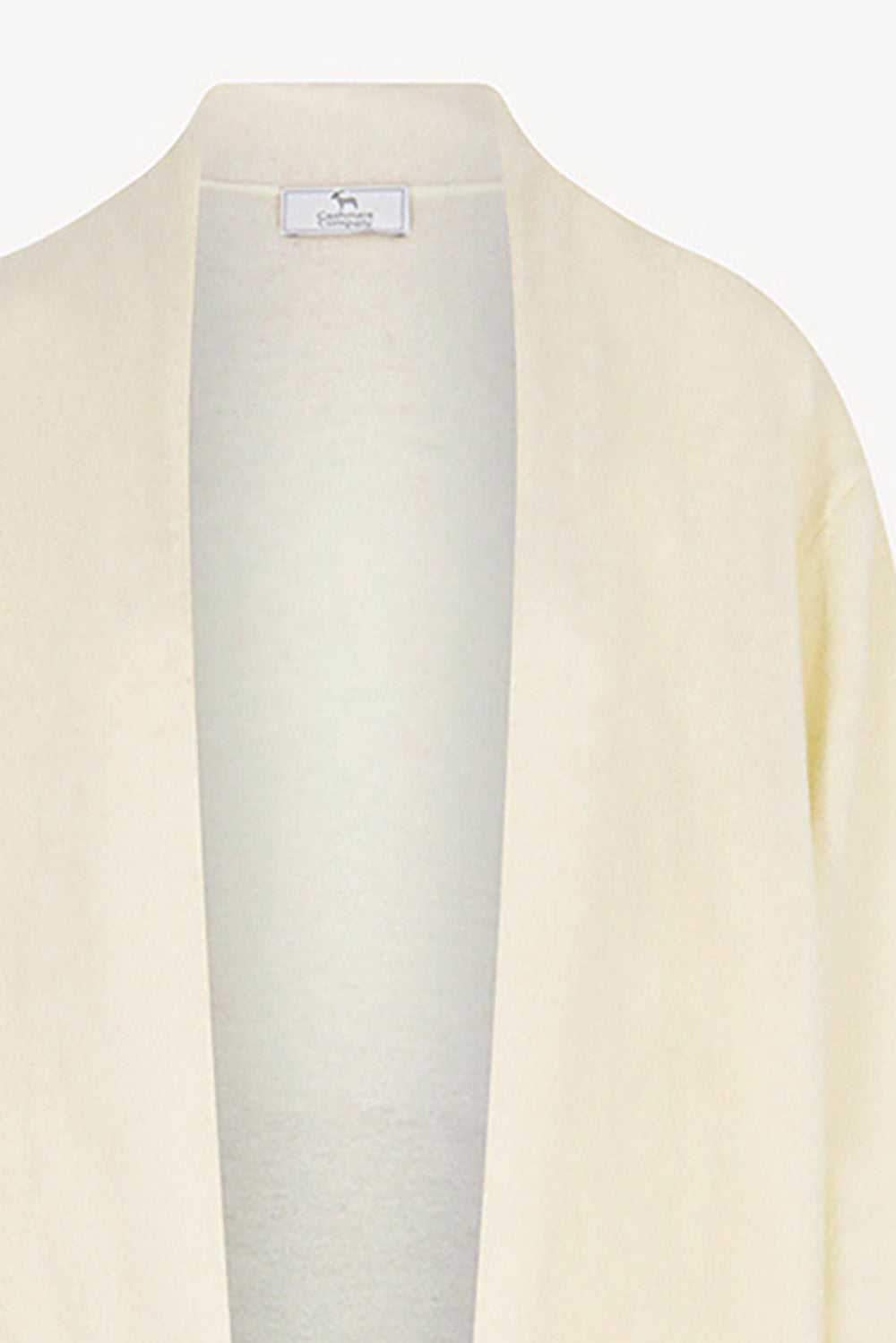 Cappotto in Puro Cashmere Spazzolato Latte