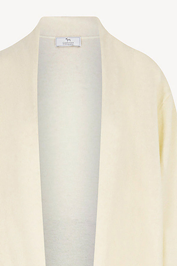 Cappotto in Puro Cashmere Spazzolato Latte