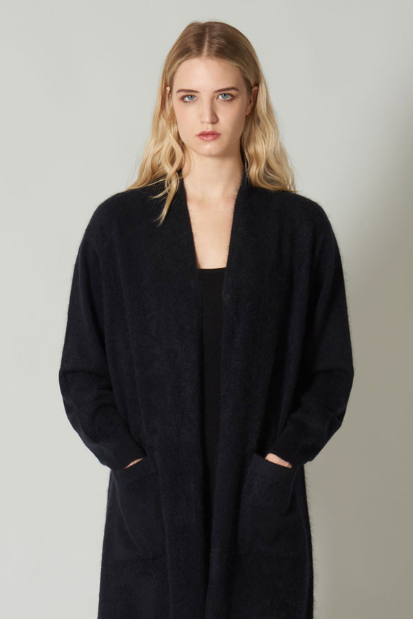 Cappotto in Puro Cashmere Spazzolato Latte