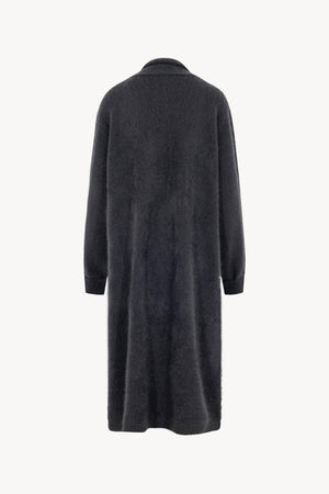 Cappotto in Puro Cashmere Spazzolato Ardesia