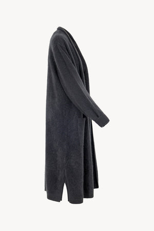 Cappotto in Puro Cashmere Spazzolato Ardesia