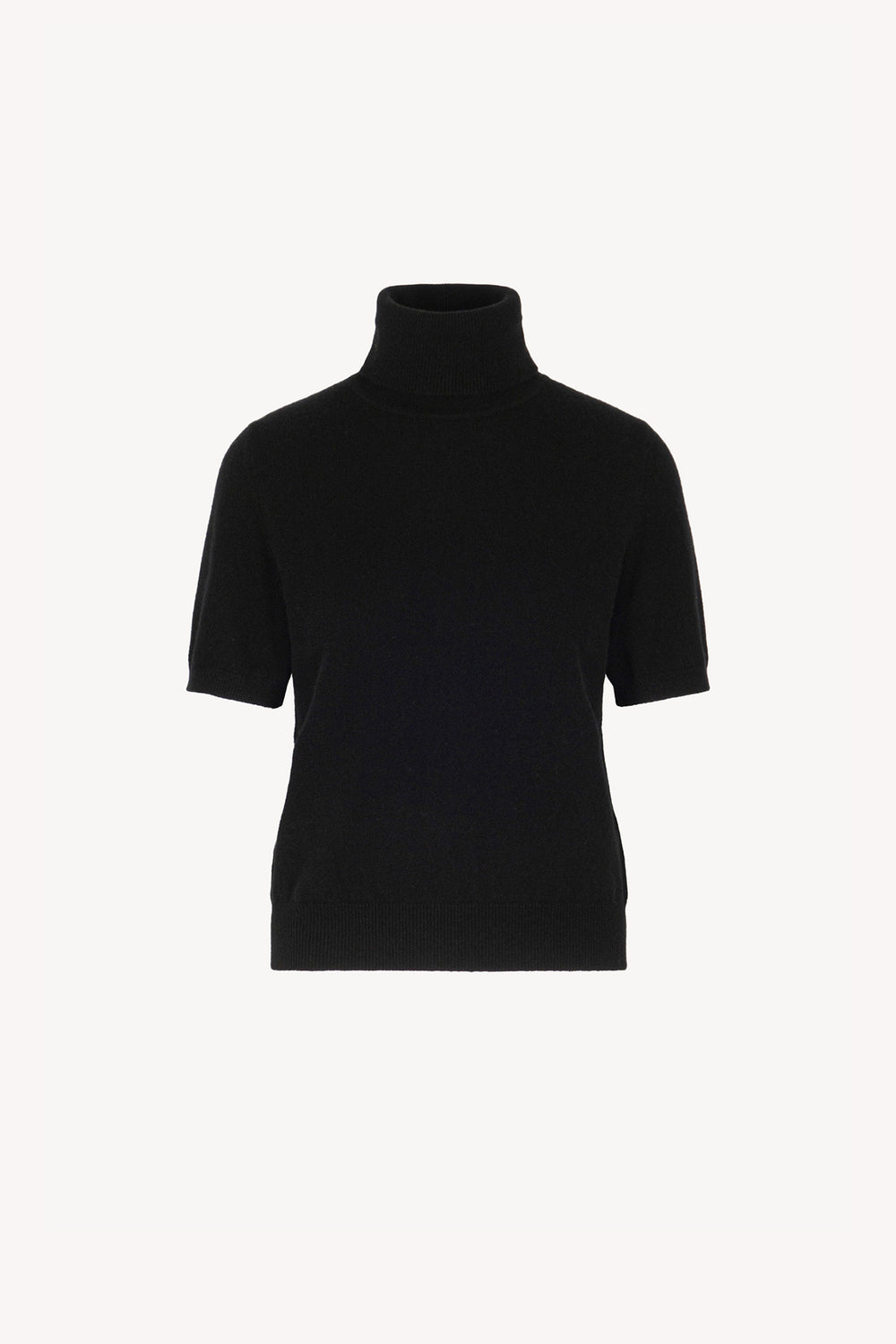 Dolcevita Mezza Manica in Puro Cashmere Nero