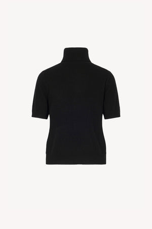 Dolcevita Mezza Manica in Puro Cashmere Nero