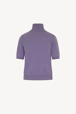 Dolcevita Mezza Manica in Puro Cashmere Malva