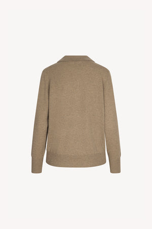 Dune Pure Cashmere Polo in Plain Stitch