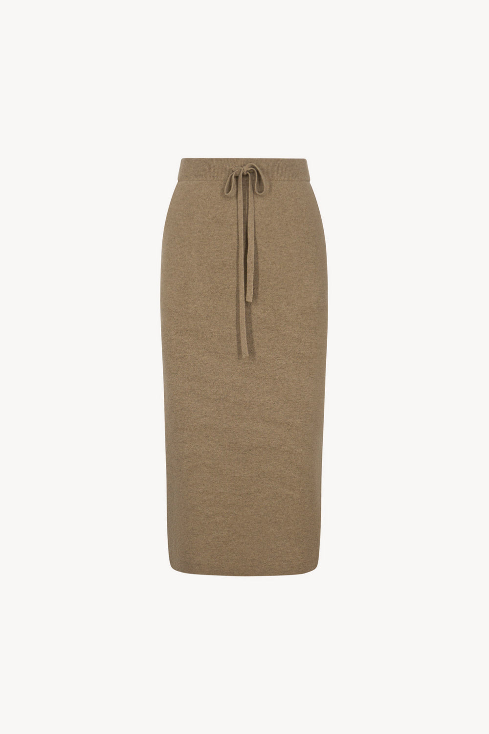 Gonna Lunga in Punto Stoffa in Puro Cashmere Dune