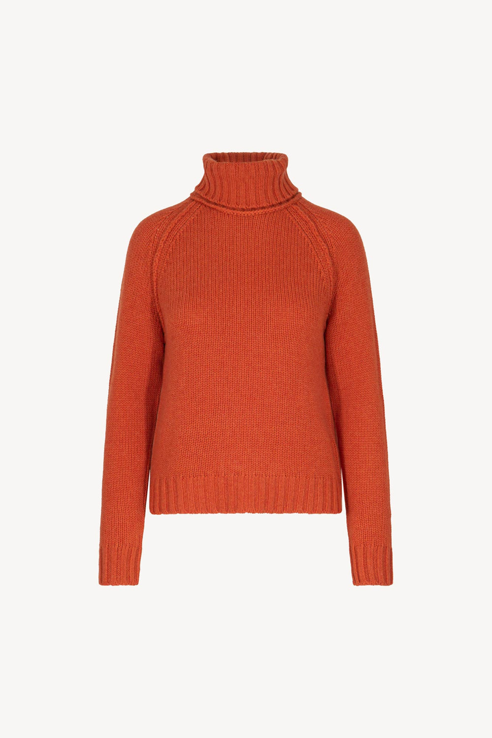 Dolcevita Manica Raglan 10 Fili in Puro Cashmere Spezie