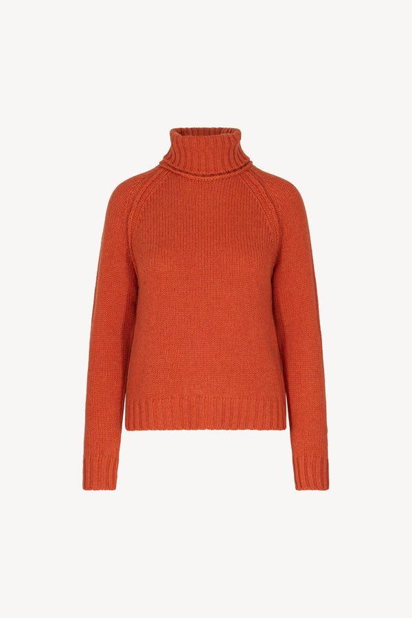 Dolcevita Manica Raglan 10 Fili in Puro Cashmere Spezie