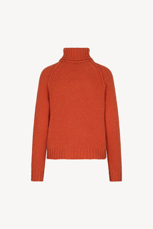 Dolcevita Manica Raglan 10 Fili in Puro Cashmere Spezie