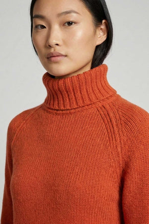 Dolcevita Manica Raglan 10 Fili in Puro Cashmere Spezie