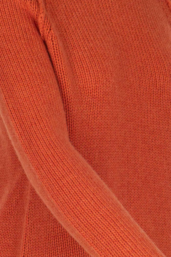 Dolcevita Manica Raglan 10 Fili in Puro Cashmere Spezie