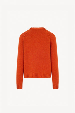 Girocollo Manica Raglan 10 Fili in Puro Cashmere Spezie