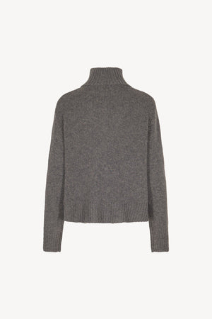 Maglia Lupetto con Zip 10 Fili in Puro Cashmere Derby