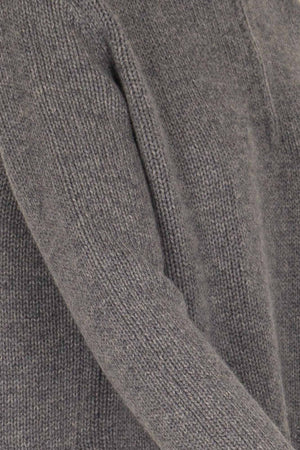 Maglia Lupetto con Zip 10 Fili in Puro Cashmere Derby