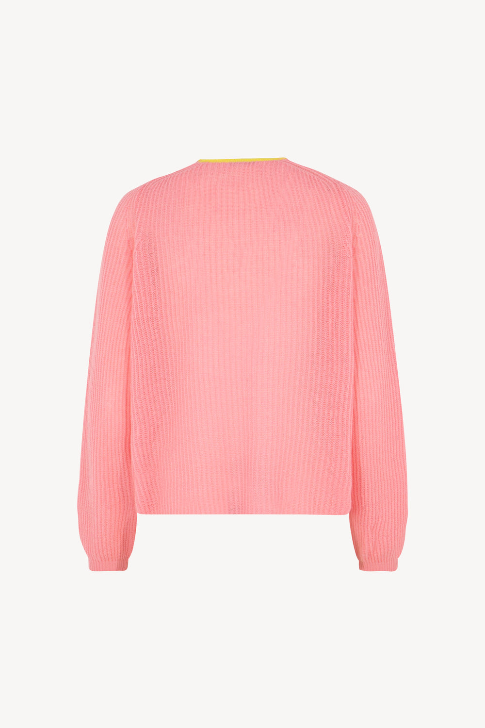 Maglia scollo V a coste Puro Cashmere