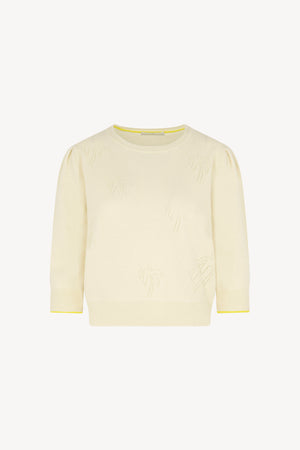 Maglia intarsio palme Puro Cashmere