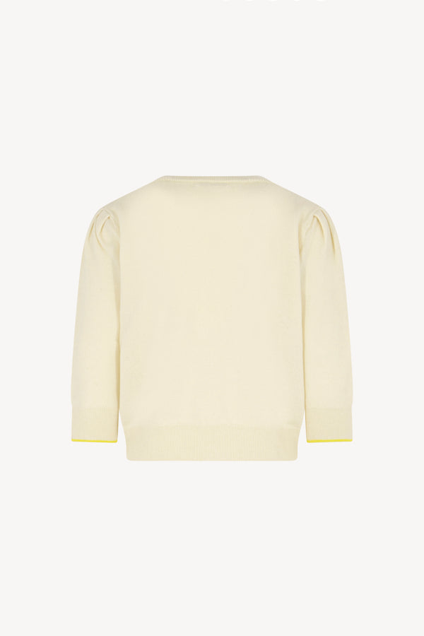 Maglia intarsio palme Puro Cashmere