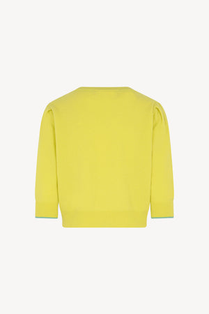 Maglia intarsio palme Puro Cashmere