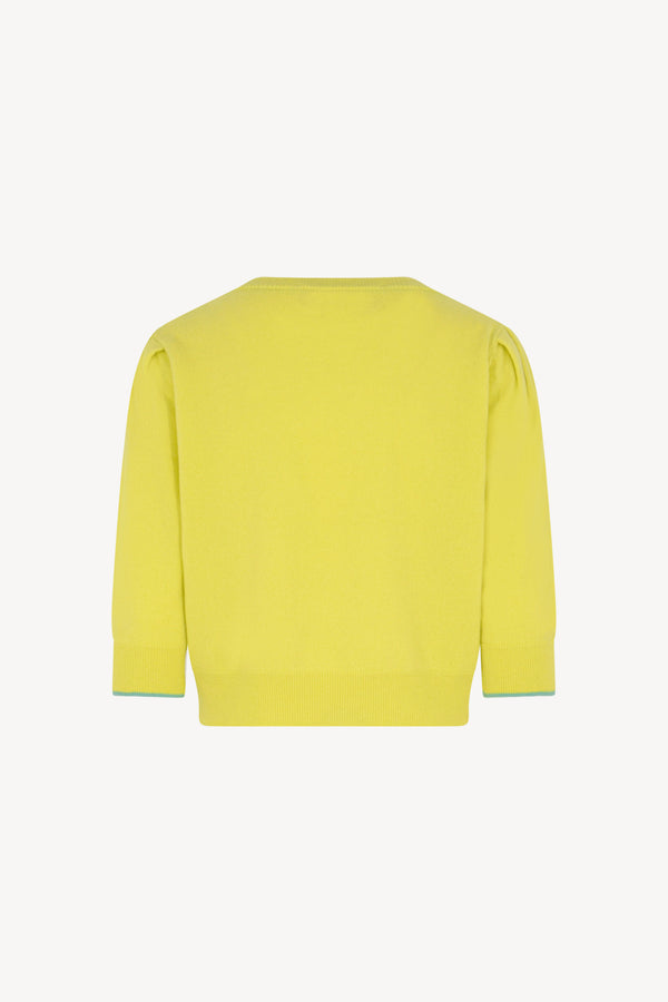 Maglia intarsio palme Puro Cashmere