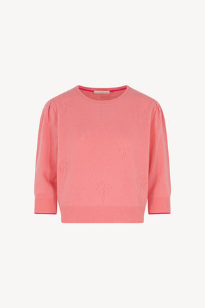 Maglia intarsio palme Puro Cashmere