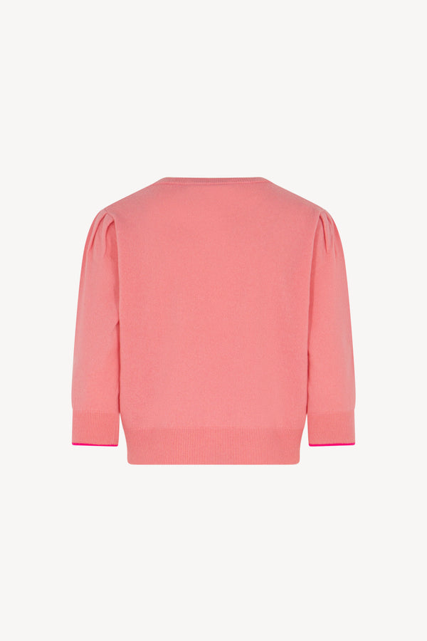 Maglia intarsio palme Puro Cashmere