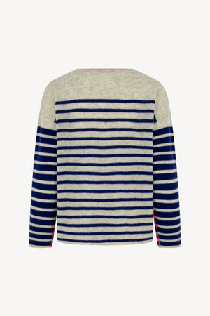 Maglia righe Puro Cashmere