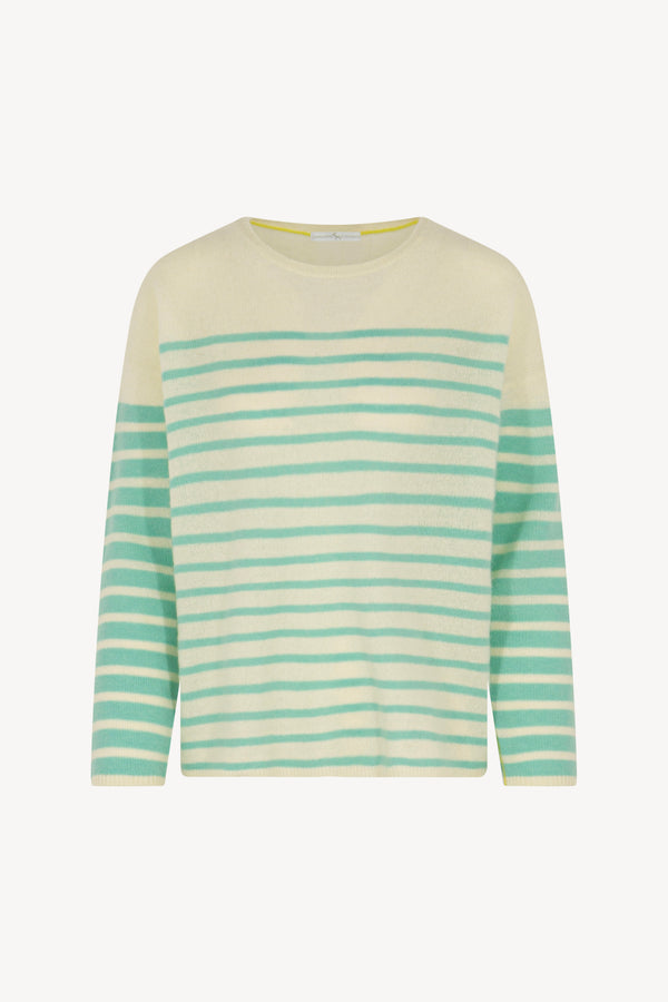 Maglia righe Puro Cashmere