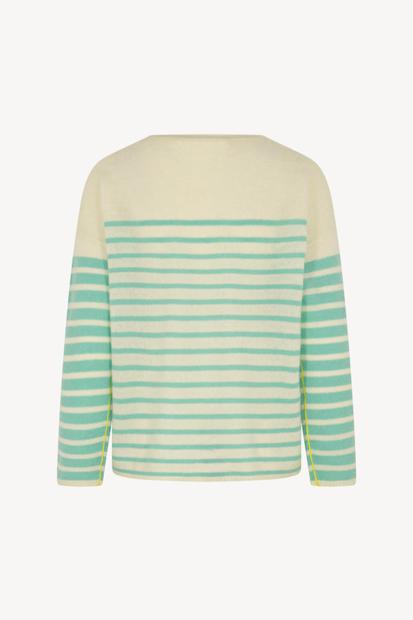 Maglia righe Puro Cashmere