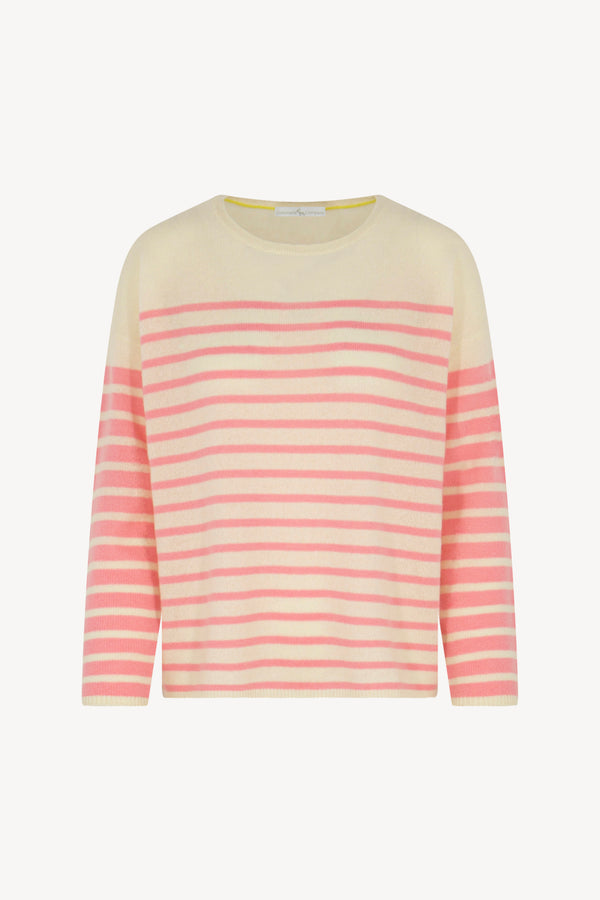 Maglia righe Puro Cashmere