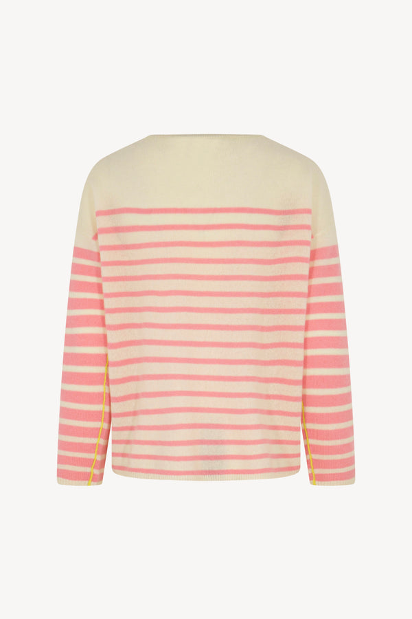 Maglia righe Puro Cashmere
