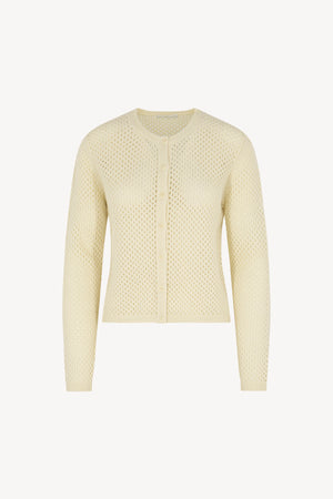 Cardigan rete Puro Cashmere