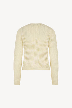 Cardigan rete Puro Cashmere