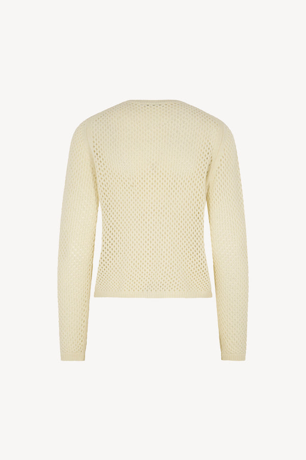 Cardigan rete Puro Cashmere