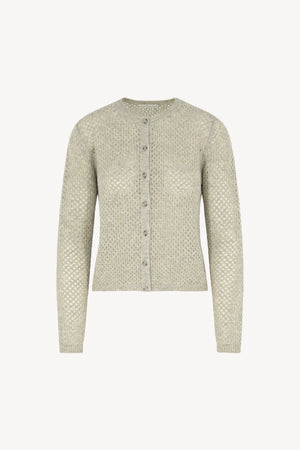 Cardigan rete Puro Cashmere