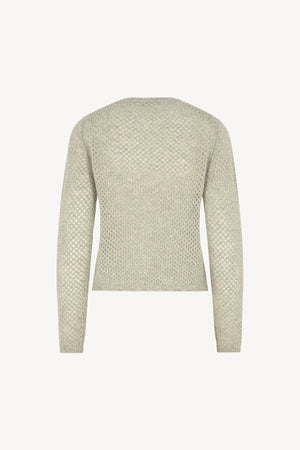 Cardigan rete Puro Cashmere
