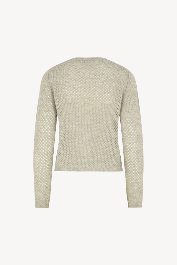 Cardigan rete Puro Cashmere