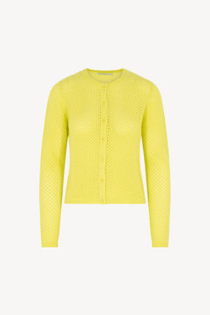 Cardigan rete Puro Cashmere