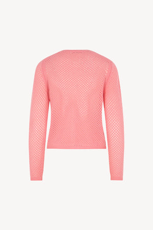 Cardigan rete Puro Cashmere
