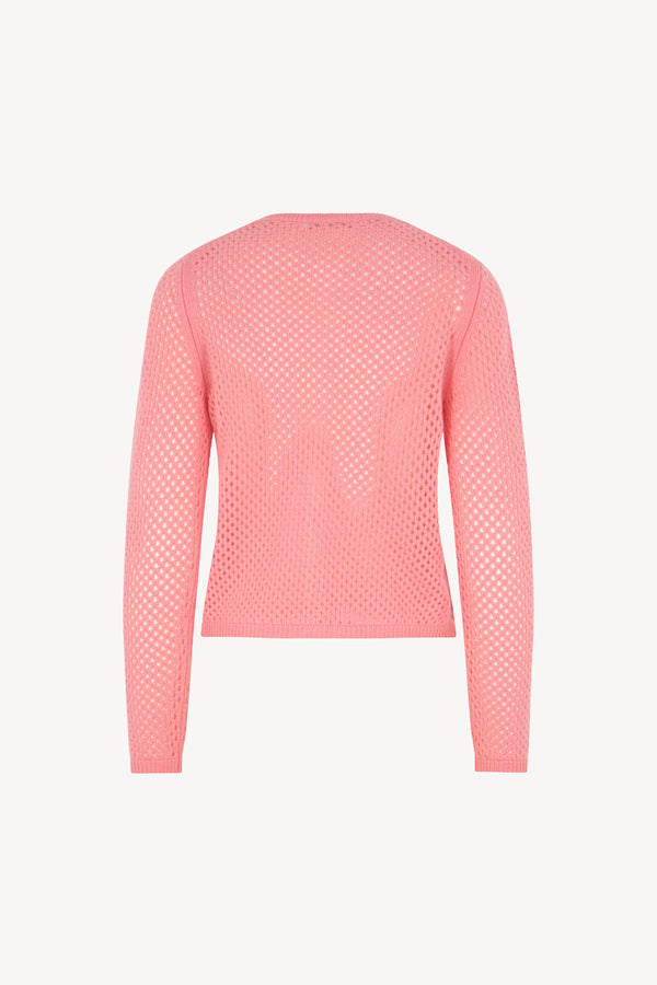 Cardigan rete Puro Cashmere