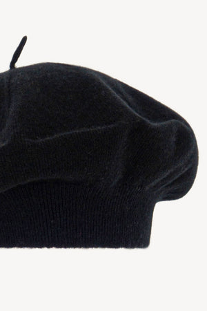 Basco in Maglia in Puro Cashmere Nero