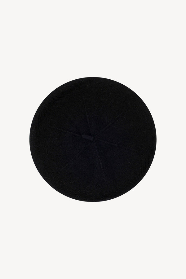 Basco in Maglia in Puro Cashmere Nero