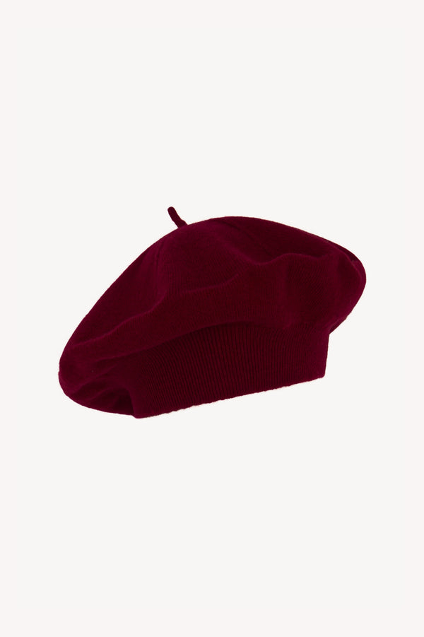 Basco in Maglia in Puro Cashmere Melograno