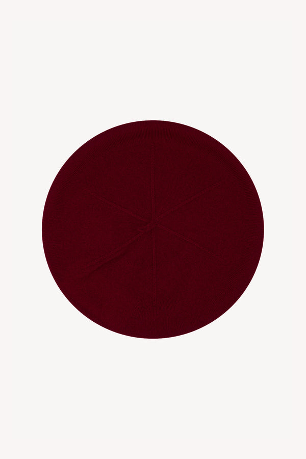 Basco in Maglia in Puro Cashmere Melograno