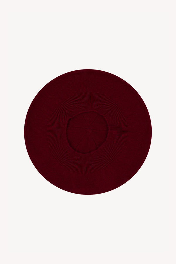 Basco in Maglia in Puro Cashmere Melograno